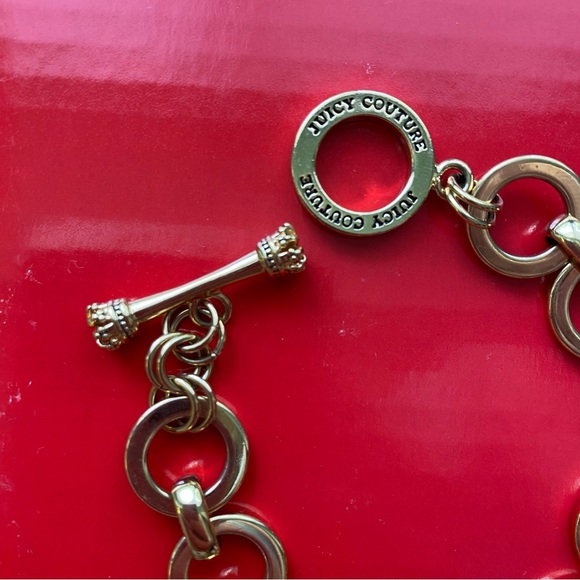 Vintage y2k Juicy Couture Gold Charm Bracelet - Picture 3 of 3